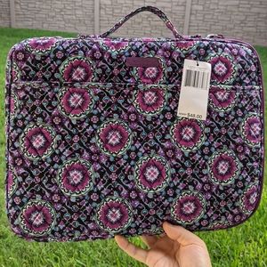 Lilac Medallion Laptop Organizer